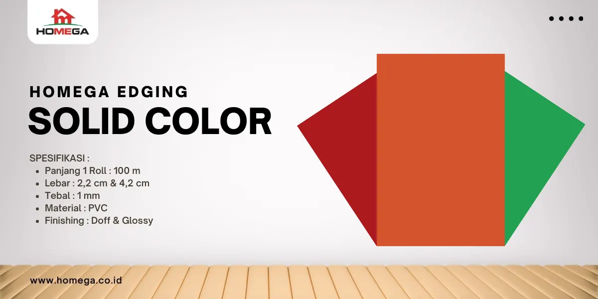 12 Edging Solid Color Homega